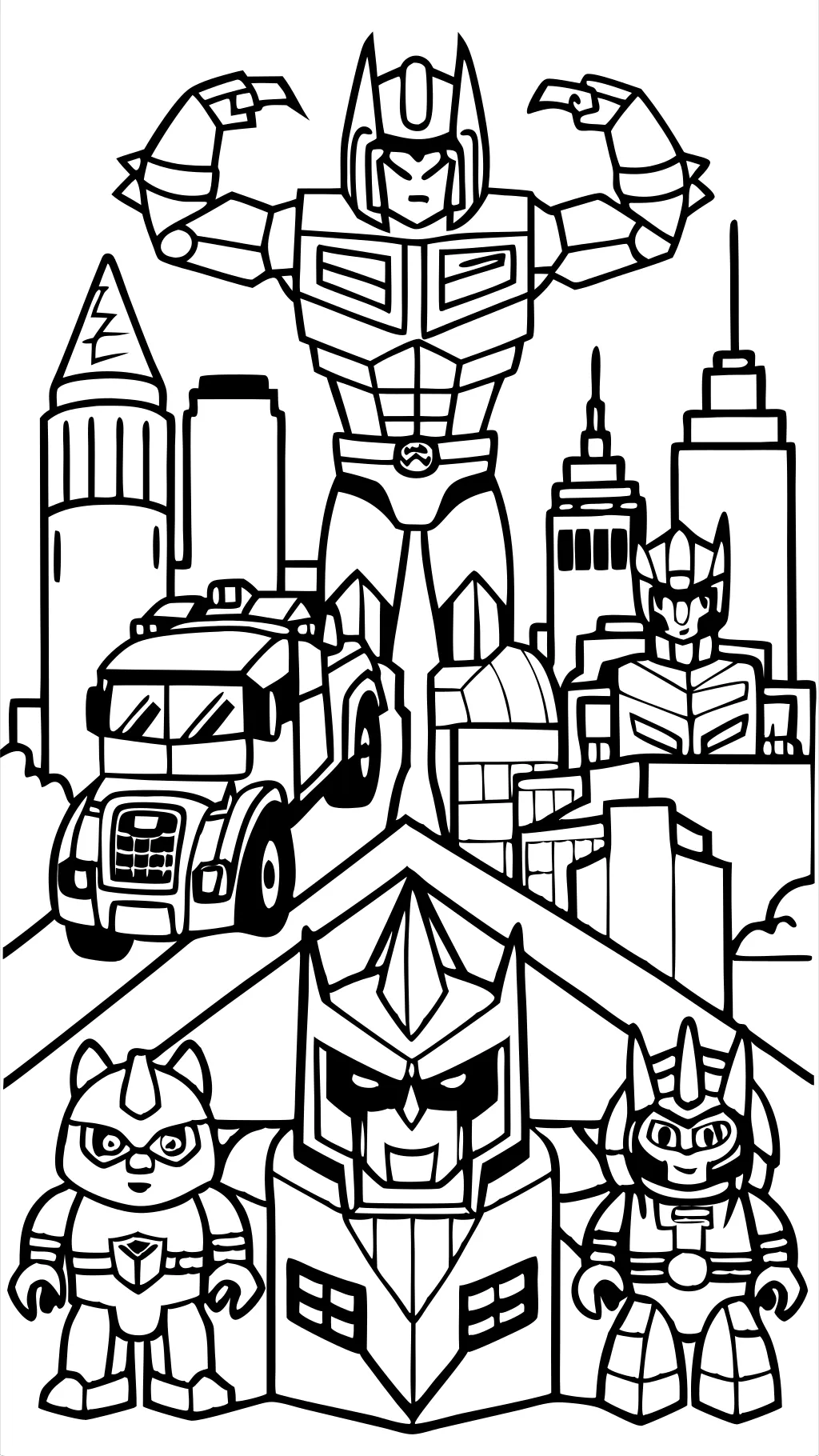 free printable coloring pages transformers